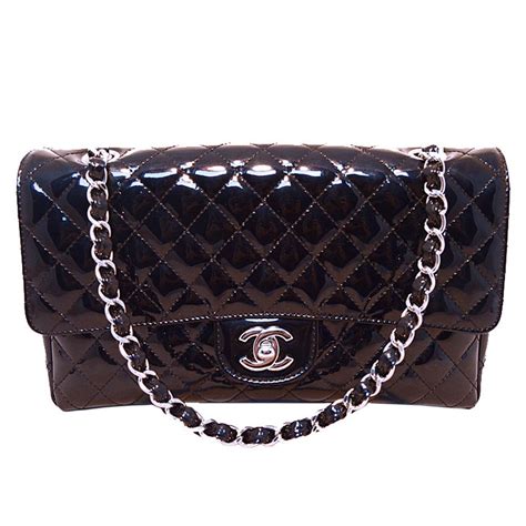 chanel patent leather bag review|chanel patent leather shoulder bags.